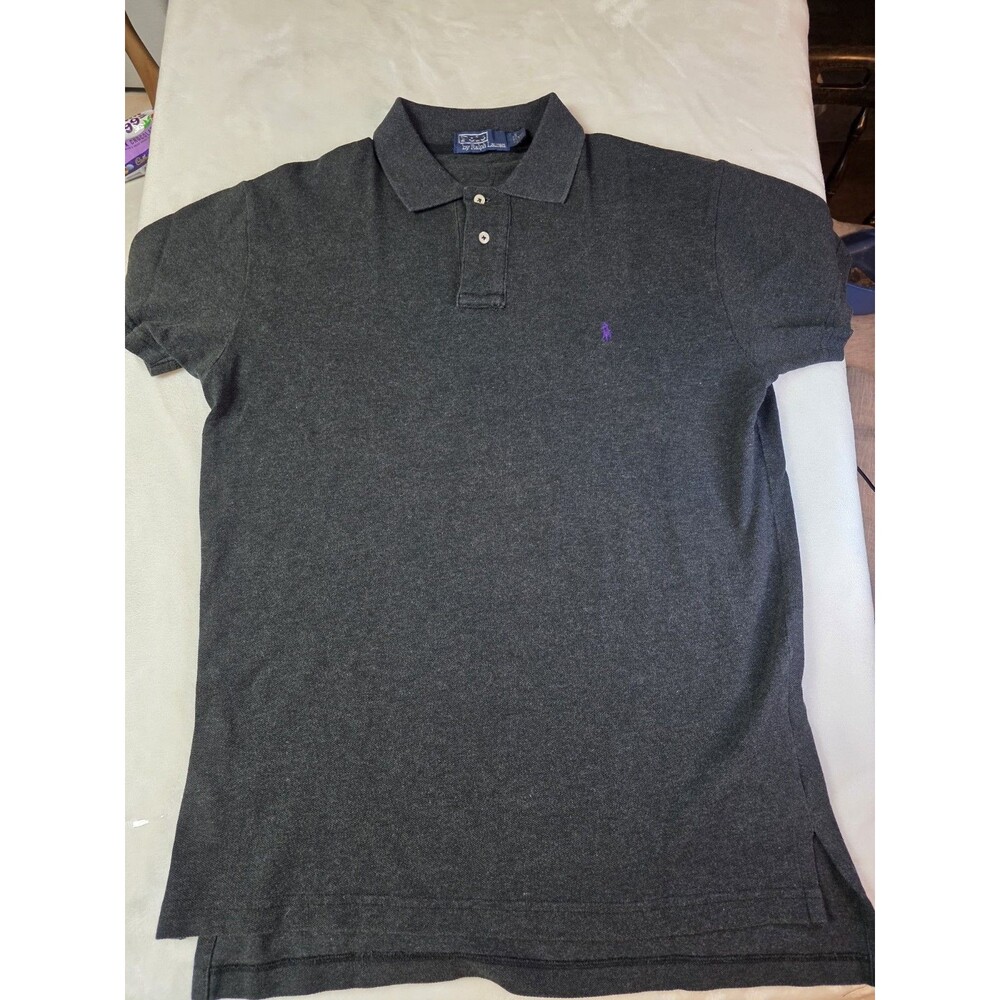 Polo by Ralph Lauren Men's Size‎ XXL Black w/ Purple Logo